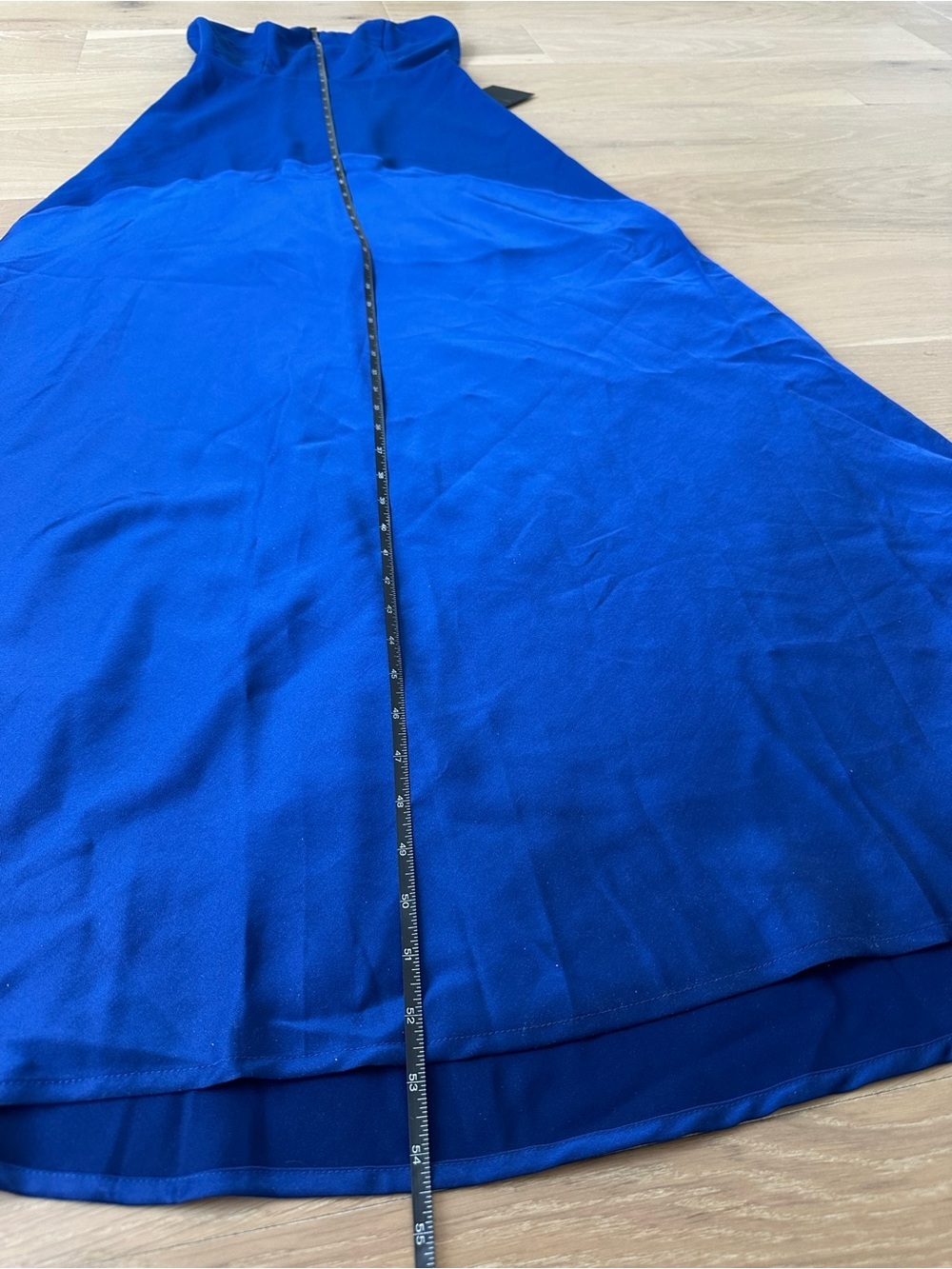 Lulus Compelling Style Royal Blue Strapless A-Line Maxi Dress Size Small Formal - Picture 12 of 16